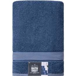 Inspire Premium Bath Sheet Blue  Each