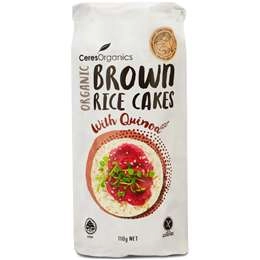 Ceres Organics Organics Rice Cakes Quinoa  110g