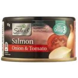 Woolworths Select Salmon Tomato & Onion 95g