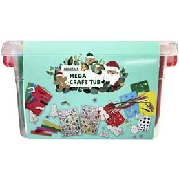 Christmas Mega Craft Tub  Each