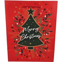 Christmas Gift Bag Tree Medium 2 Pack