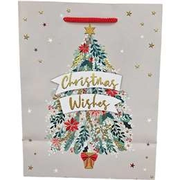 Christmas Gift Bag Tree Medium Each