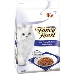 Fancy Feast Adult Tuna, Prawn, Mackerel & Crab Flavour Dry Cat Food 1.4kg