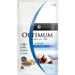 Optimum Furball With Chicken 1+ Years Dry Cat Food 2kg