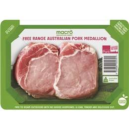 Macro Free Range Pork Medallion  250g