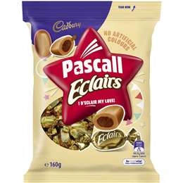 Cadbury Pascall Eclairs Chocolate Lollies 160g