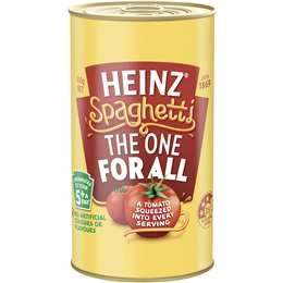 Heinz Spaghetti The One For All Pasta Tin Spaghetti Cheese 535g