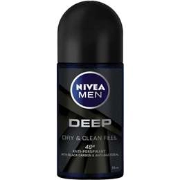 Nivea Men Deep Antiperspirant Roll On Deodorant 50ml