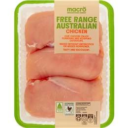 Macro Chicken Breast Fillets Free Range 700g - 1.4kg