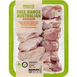 Macro Chicken Wing Nibbles Free Range 600g - 800g