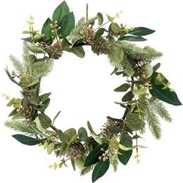 Christmas Traditional Wreath Pinecone  Each