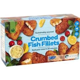 Woolworths Frozen Fish Crumbed 1kg