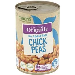 Macro Organic Chickpeas 425g