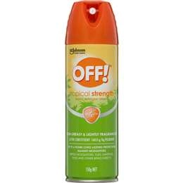 Off! Insect Repellent Aerosol Spray Tropical Strength 150g