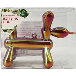 Christmas Traditional Balloon Dog Iridescent Each