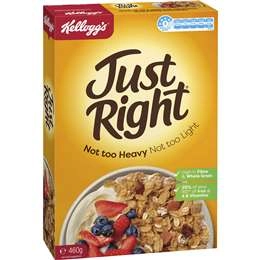 Kellogg's Just Right Apricot & Sultana Breakfast Cereal 460g