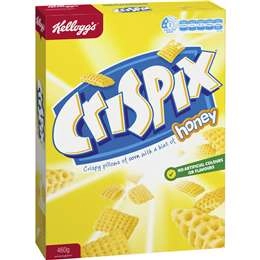 Kellogg's Crispix Honey Pillows Breakfast Cereal 460g