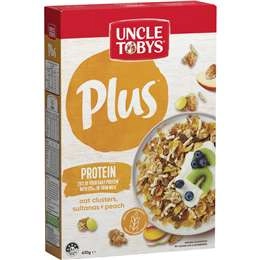 Uncle Tobys Cereal Plus Protein 410g