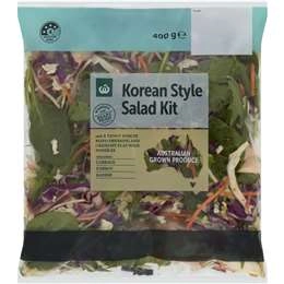 Woolworths Korean Style Salad Kit 400g