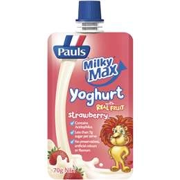 Pauls Squeezie Strawberry Kids Yoghurt 70g