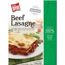 On The Menu Lasagne Beef  260g