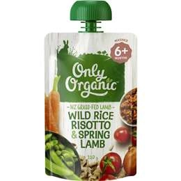 Only Organic Wild Rice Risotto Spring Lamb Wild Rice Risotto Spring Lamb 120g