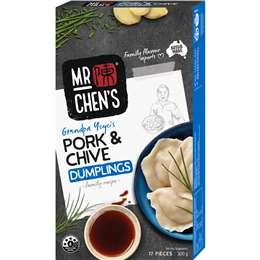 Mr Chen's Pork & Chive Dumplings  300g