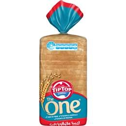 Tip Top Bakery The One White Toast Slice Bread Loaf 700g