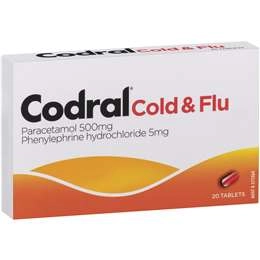 Codral Cold & Flu Tablets 20 Pack