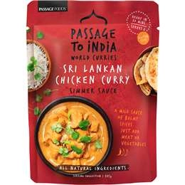 Passage To India Sri Lanka Simmer Sauce Chicken Curry 375g