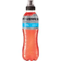 Powerade Berry Ice Zero Sports Drink Sipper Cap 600ml