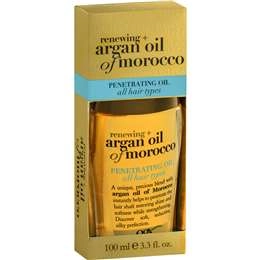 Ogx Argan Oil Penetrating Hair Oil For Dry & Heat Styled Hair 100ml