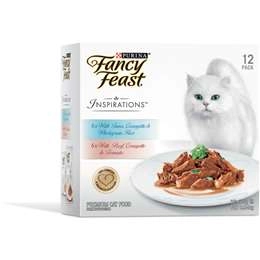 Fancy Feast Adult Inspirations Beef & Tuna Collection Wet Cat Food 70g X12 Pack