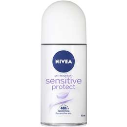 Nivea Sensitive Protect Roll On Antiperspirant Deodorant 50ml