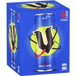 V Energy Blue  250mlx 4