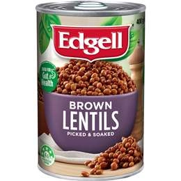 Edgell Brown Lentils  400g