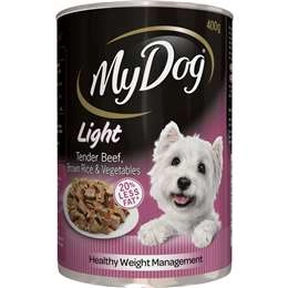 My Dog Dog Food Light Tender Beef & Veg 400g