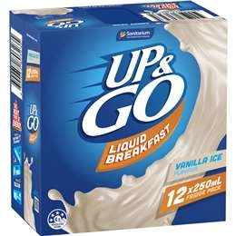 Sanitarium Up&go Liquid Breakfast Vanilla Ice 12 Pack