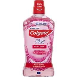 Colgate Plax Alcohol Free Gentle Mint Mouthwash 1l