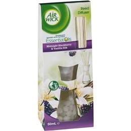 Air Wick Essential Oils Blackberry & Vanilla Silk Reed Diffuser 50ml