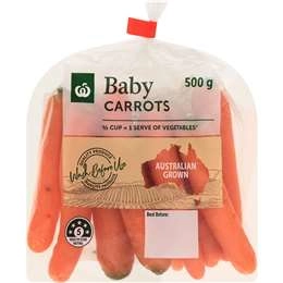 Woolworths Baby Carrots  500g