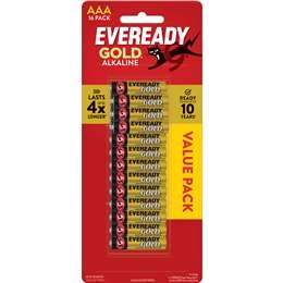 Eveready Gold Aaa Alkaline Batteries  16 Pack