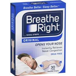  Breathe Right Nasal Strips Large 30 Pack