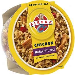 Sirena Chicken Korean Style Rice  190g