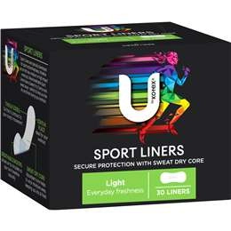 U By Kotex Sport Liners Sport Liners 30 Pack