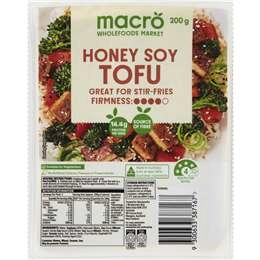 Macro Honey Soy Tofu  200g