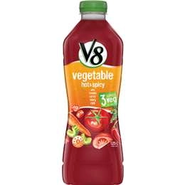 V8 Vegetable Juice Hot And Spicy 1.25l