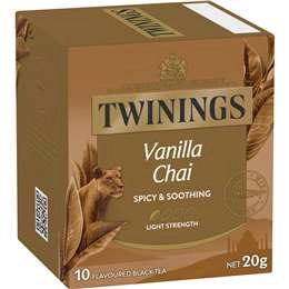 Twinings Chai Vanilla Tea Bags  10 Pack