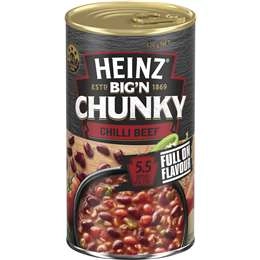 Heinz Big N Chunky Mexican Chilli Beef Soup Ready Meals 520g