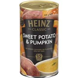 Heinz Classic Sweet Potato & Pumpkin Soup Vegetarian Ready Meals 535g